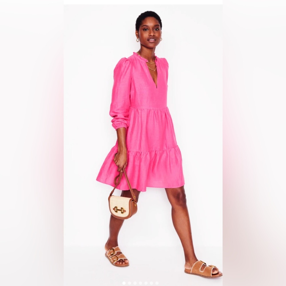 Boden Esme Linen Mini Dress